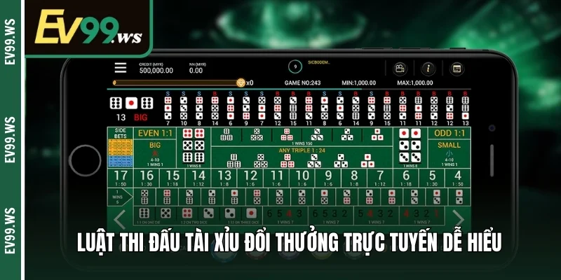 Tài Xỉu Đổi Thưởng Trực Tuyến - Game Đổi Thưởng Hot 2025 Luật thi đấu tài xỉu đổi thưởng trực tuyến dễ hiểu